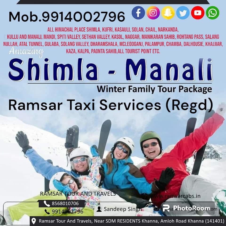 SHIMLA MANALI TAXI SERVICES